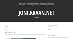 Desktop Screenshot of joni.kraan.net