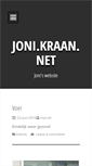 Mobile Screenshot of joni.kraan.net
